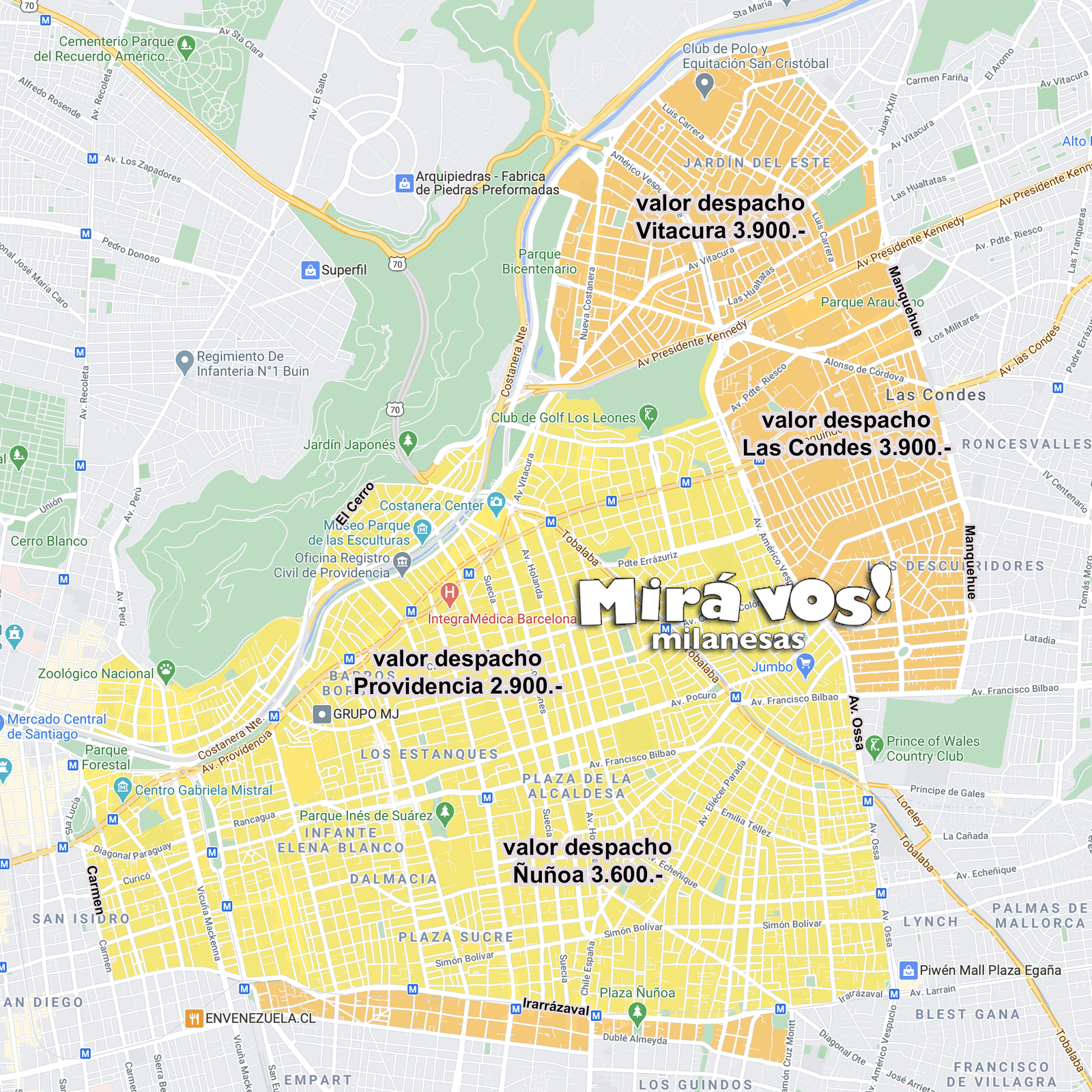 delivery providencia